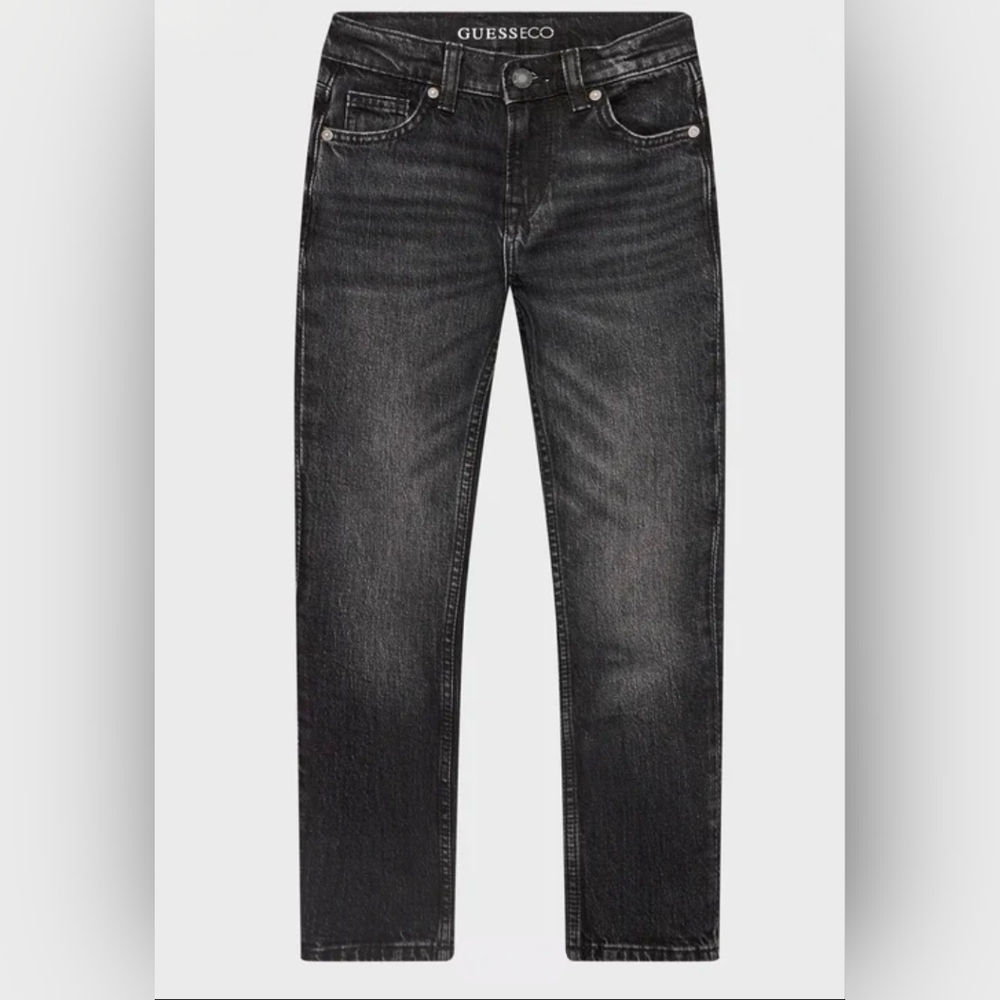 Nwt Big Boys GUESS eco Black Denim Jeans